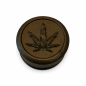 GRINDER FEUILLE DE CANNABIS BRONZE