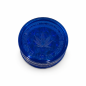 Petit Grinder Acrylique Feuille de Cannabis Bleu