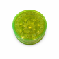 Petit Grinder Acrylique Feuille de Cannabis Jaune
