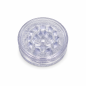 Petit Grinder Acrylique Feuille de Cannabis Blanc