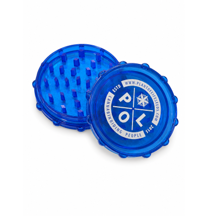 🌿 Plant of Life – Grinder Acrylique Bleu Transparent