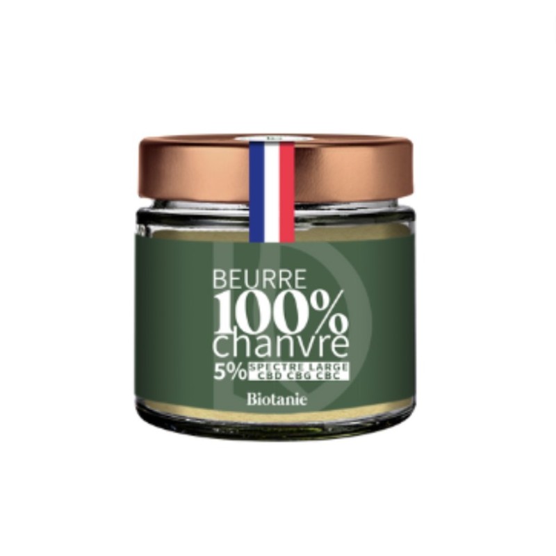 Beurre 100% Chanvre multi-usage - Peau sèche - Biotanie - 90 ml