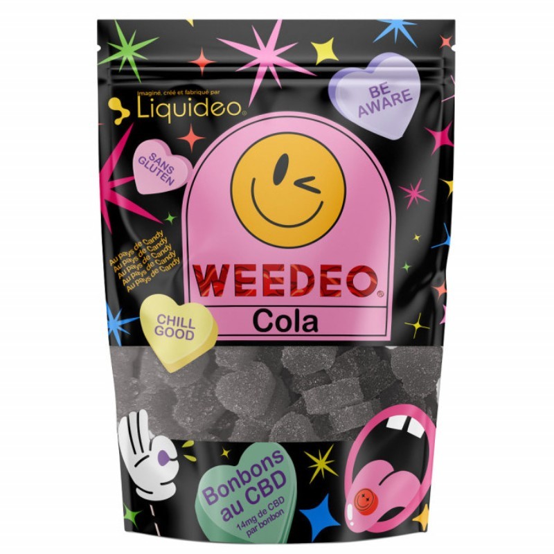 Bonbons Cola CBD - 14mg de CBD par bonbon - Weedeo