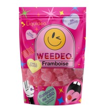 Bonbons framboise CBD - 14mg de CBD par bonbon - Weedeo