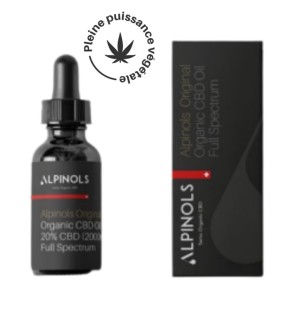 Huile de CBD (à 20%), spectre complet, 10ml