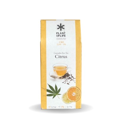 INFUSION AU CHANVRE - CANNABIS ECO TEA CITRUS - 20g