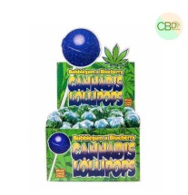 Sucette CBD Lollypops Bubble Gum & Blueberry