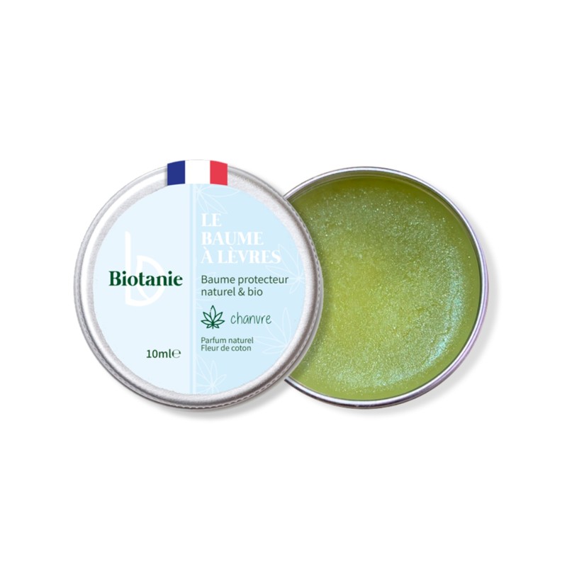 Le Baume à lèvres au chanvre - Biotanie - 10ml