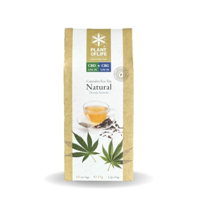 INFUSION AU CHANVRE - CANNABIS ECO TEA NATURAL - 20g