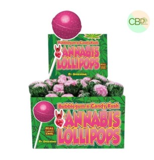 Sucette CBD Lollypops Bubble Gum & Purple Haze