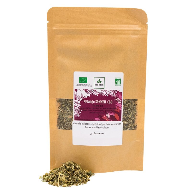 TISANE BIO - MÉLANGE DETOX CBD