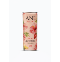 🍓 JANE Relax – Iced Tea Strawberry, Basil & Hibiscus