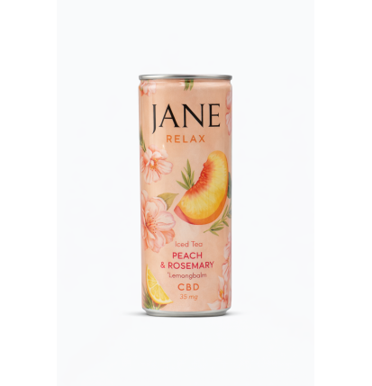 La JANE Relax – Iced Tea Peach & Rosemary